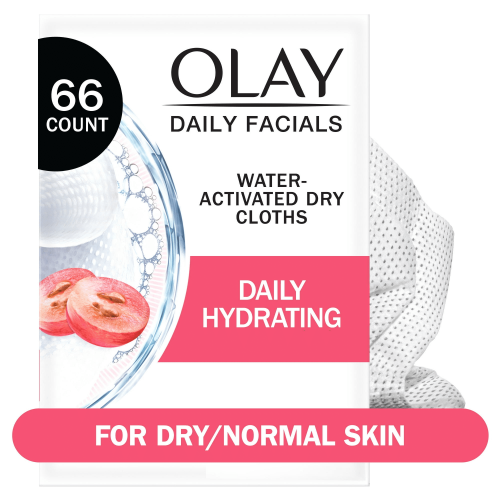 Olay Daily Facials Hydrating Cleansing Cloths, Fragrance-Free, 66 Count Olay Daily Facials Hydrating Cleansing Cloths, Fragrance-Free, 66 Count