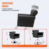 VEVOR Salon Chair, Barber Chair for Hair Stylist, Styling Chair with Heavy Duty Hydraulic Pump, 360¬∞ Swivel Hair Salon Chair with Footrest for Beauty