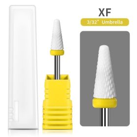 1PCS Nail Cone Tip Ceramic Drill Bits Electric Cuticle Clean Rotary For Manicure Pedicure Grinding Head Sander Tool If you purchase more than two item (Type: MJ187-18)