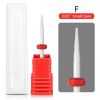 1PCS Nail Cone Tip Ceramic Drill Bits Electric Cuticle Clean Rotary For Manicure Pedicure Grinding Head Sander Tool If you purchase more than two item