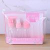 Travel Mini Makeup Cosmetic Face Cream Pot Bottles Plastic Transparent Empty Make Up Container Bottle Travel Accessories