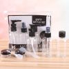 Travel Mini Makeup Cosmetic Face Cream Pot Bottles Plastic Transparent Empty Make Up Container Bottle Travel Accessories