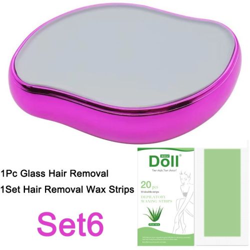 New Nano Glass Physical Hair Removal Painless Safe Epilator Easy Cleaning Reusable Body Beauty Glass Epilation Tool Kit New Nano Glass Physical Hair Removal Painless Safe Epilator Easy Cleaning Reusable Body Beauty Glass Epilation Tool Kit