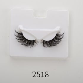 25mm Angel Winged Eyelashes Handmade Thick Theatrical Curly Fake Eyelash Black Natural Long Lash For Eyelash Extension Wholesale (Color: 2518)