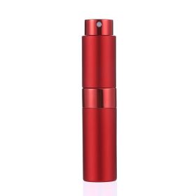 8 ml 15 ml Reusable Metal Perfume Bottle Cosmetic Spray Bottle Portable Empty Bottle Container Travel Sub-bottle Liner Glass (Capacity: 15ml, Color: Red)