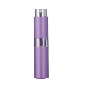 8 ml 15 ml Reusable Metal Perfume Bottle Cosmetic Spray Bottle Portable Empty Bottle Container Travel Sub-bottle Liner Glass (Capacity: 15ml, Color: Purple)